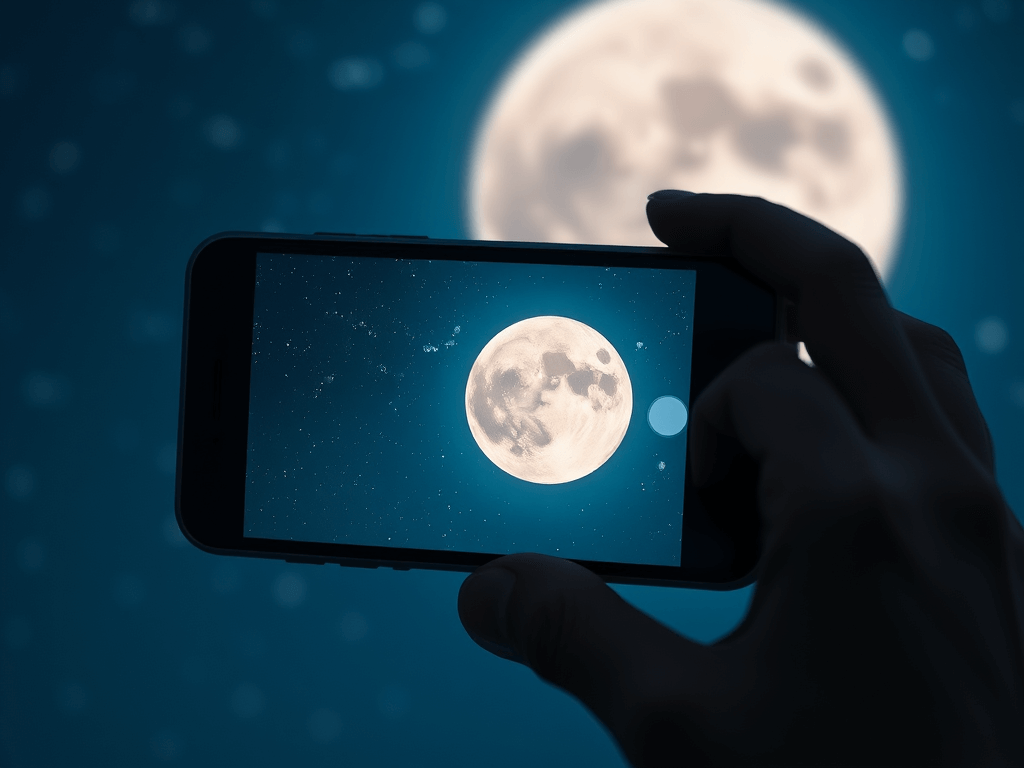 Jak zrobić zdjęcie księżyca iPhone?