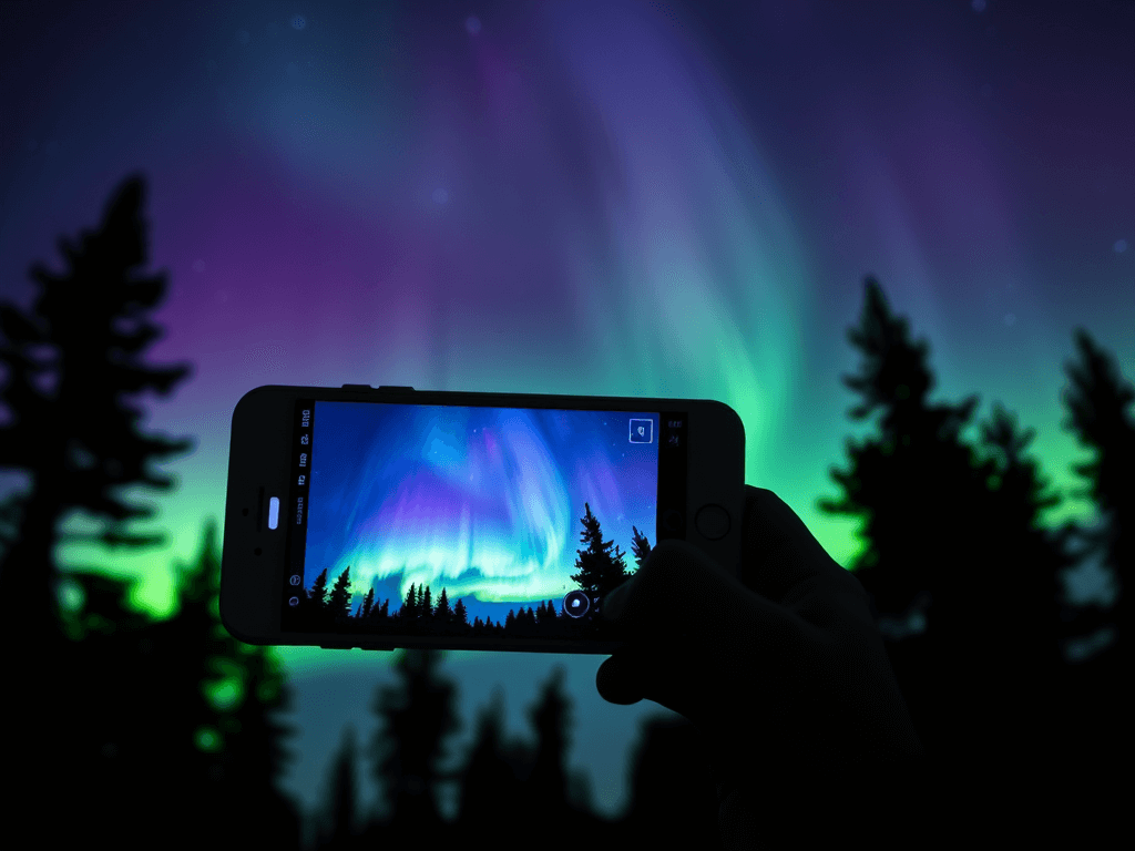 Jak zrobić zdjęcie zorzy iPhone?